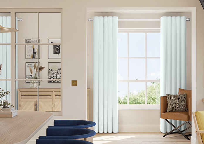 Kyoto Faux Silk, Mist Grey - Made to Measure Curtains - Image 3